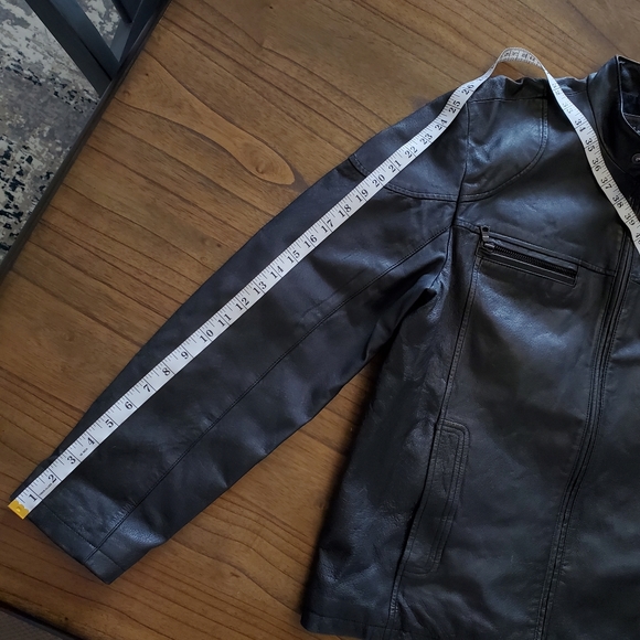 INC leather jacket- size L - Picture 7 of 10
